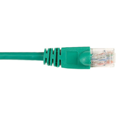 Black Box CAT6 Value Line Patch Cable, Stranded, Green, 7-ft. (2.1-m)