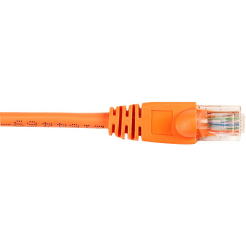 Black Box CAT6 Value Line Patch Cable, Stranded, Orange, 5-ft. (1.5-m)