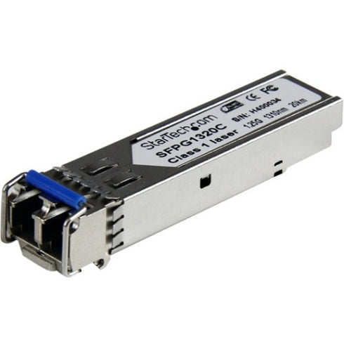 StarTech.com Cisco GLC-LH-SMD Compatible SFP Module - 1000BASE-LH Fiber Optical SFP Transceiver - Lifetime Warranty - 1 Gbps - Maximum Transfer Distance: 20 km (12.4 mi)