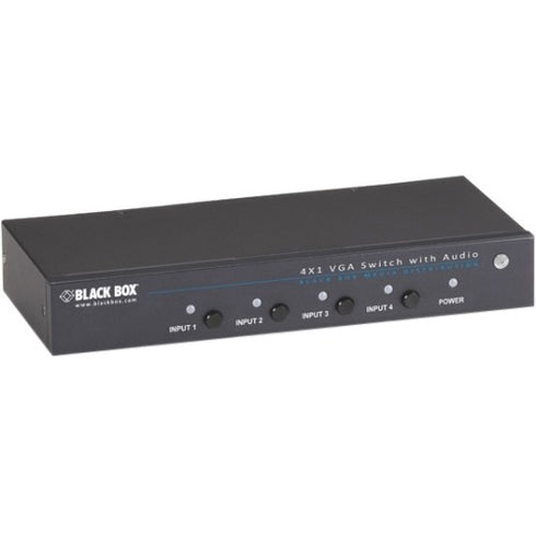 Black Box 4 x 1 VGA Switch With Serial And Audio