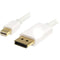 StarTech.com 2m (6 ft) White Mini DisplayPort to DisplayPort 1.2 Adapter Cable M-M - DisplayPort 4k
