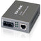 TP-LINK MC110CS Media Converter, 10-100Mbps RJ45 to 100M single-mode SC fiber, up to 1.2miles, chassis mountable