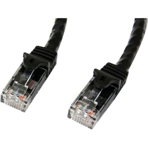 StarTech.com 5 ft Black Gigabit Snagless RJ45 UTP Cat6 Patch Cable - 5ft Patch Cord