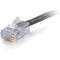 C2G-50ft Cat6 Non-Booted Network Patch Cable (Plenum-Rated) - Black