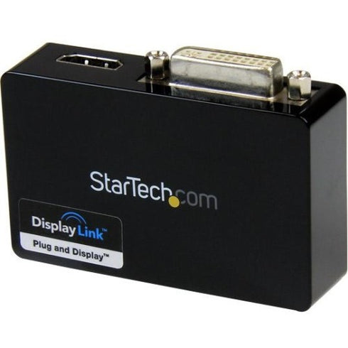 StarTech.com USB 3.0 to HDMI® and DVI Dual Monitor External Video Card Adapter
