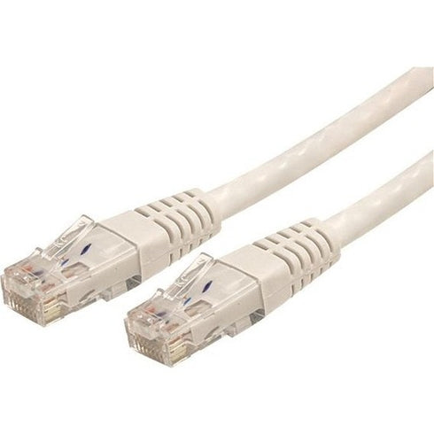 StarTech.com 4 ft White Molded Cat6 UTP Patch Cable - ETL Verified