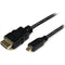 StarTech.com 3m High Speed HDMI® Cable with Ethernet - HDMI to HDMI Micro - M-M