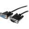 StarTech.com 2m Black Straight Through DB9 RS232 Serial Cable - M-F