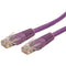 StarTech.com 10 ft Cat 6 Purple Molded RJ45 UTP Gigabit Cat6 Patch Cable - 10ft Patch Cord