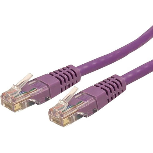 StarTech.com 20 ft Cat 6 Purple Molded RJ45 UTP Gigabit Cat6 Patch Cable - 20ft Patch Cord