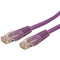 StarTech.com 50 ft Cat 6 Purple Molded RJ45 UTP Gigabit Cat6 Patch Cable - 50ft Patch Cord