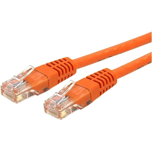 StarTech.com 35 ft Cat 6 Orange Molded RJ45 UTP Gigabit Cat6 Patch Cable - 35ft Patch Cord