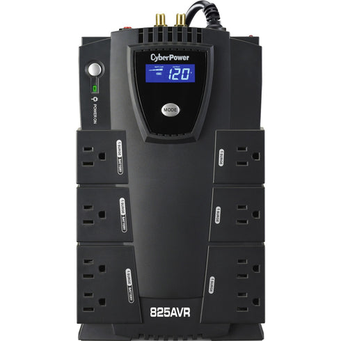 CyberPower Intelligent LCD CP825AVRLCD 825 VA Desktop UPS