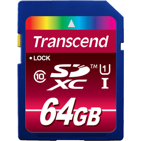 Transcend 64 GB Class 10-UHS-I SDXC