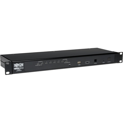 Tripp Lite 8-Port Rackmount KVM Switch w- Built in IP and On Screen Display 1U