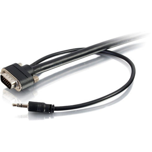 C2G 6ft Select VGA + 3.5mm Stereo Audio A-V Cable M-M - In-Wall CMG-Rated