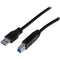 StarTech.com 2m (6 ft) Certified SuperSpeed USB 3.0 A to B Cable - M-M