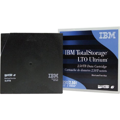 Ibm Storage Media Tape, Lto,ultrium-6, 2.5tb-6.25tb Barium
