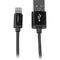 StarTech.com 1m (3ft) Black Apple® 8-pin Lightning Connector to USB Cable for iPhone - iPod - iPad