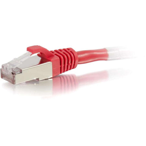 C2G-5ft Cat6 Snagless Shielded (STP) Network Patch Cable - Red