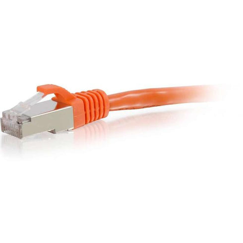 C2G-9ft Cat6 Snagless Shielded (STP) Network Patch Cable - Orange