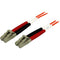 StarTech.com 3m Fiber Optic Cable - Multimode Duplex 50-125 - OFNP Plenum - LC-LC - OM2 - LC to LC Fiber Patch Cable