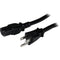 StarTech.com 4 ft Heavy Duty 14 AWG Computer Power Cord - NEMA5-15P to C15