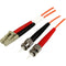 3m Fiber Optic Cable - Multimode Duplex 50-125 - OFNP Plenum - LC-ST - OM2 - LC to ST Fiber Patch Cable