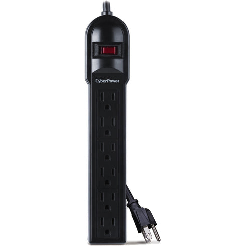 CyberPower CSB606 Essential 6-Outlets Surge Suppressor with 900 Joules and 6FT Cord