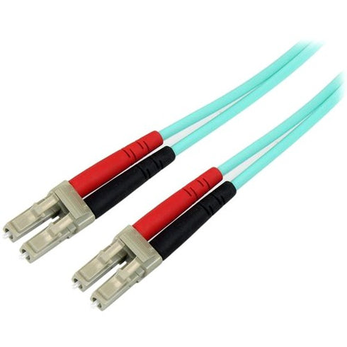 StarTech.com 3m Fiber Optic Cable - 10 Gb Aqua - Multimode Duplex 50-125 - LSZH - LC-LC - OM3 - LC to LC Fiber Patch Cable