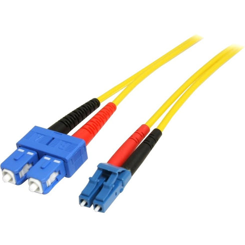 StarTech.com 4m Fiber Optic Cable - Single-Mode Duplex 9-125 - LSZH - LC-SC - OS1 - LC to SC Fiber Patch Cable