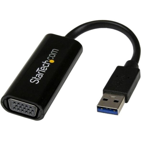 StarTech.com Slim USB 3.0 to VGA External Video Card Multi Monitor Adapter - 1920x1200 - 1080p