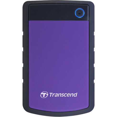 Transcend StoreJet 25H3P 2 TB Hard Drive - SATA - 2.5" Drive - External - Portable - Purple