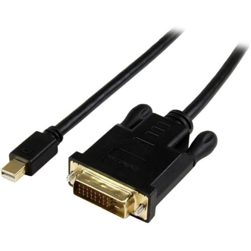StarTech.com 3 ft Mini DisplayPort to DVI Active Adapter Converter Cable - mDP to DVI 1920x1200 - Black
