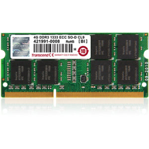 Transcend 4GB DDR3 1333 ECC-SO-DIMM CL9 2Rx8