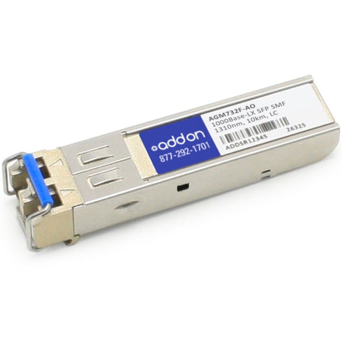 AddOn Netgear AGM732F Compatible TAA Compliant 1000Base-LX SFP Transceiver (SMF, 1310nm, 10km, LC)