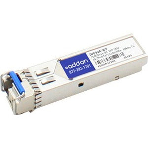 AddOn HP JD099A Compatible TAA Compliant 1000Base-BX SFP Transceiver (SMF, 1490nmTx-1310nmRx, 10km, LC, DOM)