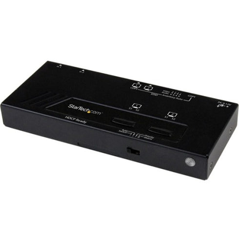 StarTech.com 2X2 HDMI Matrix Switch w- Automatic and Priority Switching - 1080p
