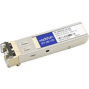AddOn Allied Telesis AT-SPBD10-14 Compatible TAA Compliant 1000Base-BX SFP Transceiver (SMF, 1490nmTx-1310nmRx, 10km, LC, DOM)