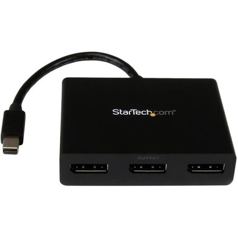 StarTech.com Mini DisplayPort to DisplayPort Multi Monitor Splitter - 3-Port MST Hub - mDP 1.2 to 3x DP MST Hub