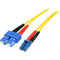 StarTech.com 10m Fiber Optic Cable - Single-Mode Duplex 9-125 - LSZH - LC-SC - OS1 - LC to SC Fiber Patch Cable