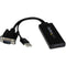 StarTech.com VGA to HDMI Adapter with USB Audio & Power - Portable VGA to HDMI Converter - 1080p - HDMI-USB-VGA for Video Device - 1 Pack - 1 x HD-15 Male VGA, 1 x Type A Male USB - 1 x HDMI Female Digital Video - Black
