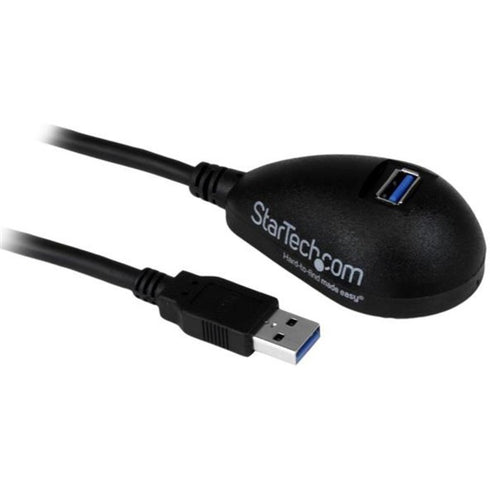 StarTech.com 5 ft Black Desktop SuperSpeed USB 3.0 Extension Cable - A to A M-F