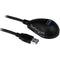 StarTech.com 5 ft Black Desktop SuperSpeed USB 3.0 Extension Cable - A to A M-F