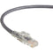 Black Box GigaBase 3 CAT5e 350-MHz Lockable Patch Cable (UTP), Gray, 5-ft. (1.5-m)