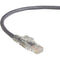 Black Box GigaBase 3 CAT5e 350-MHz Lockable Patch Cable (UTP), Gray, 7-ft. (2.1-m)