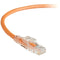 Black Box GigaBase 3 CAT5e 350-MHz Lockable Patch Cable (UTP), Orange, 100-ft. (30.4-m)