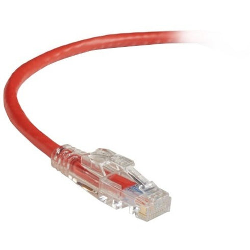 Black Box GigaBase 3 CAT5e 350-MHz Lockable Patch Cable (UTP), Red, 3-ft. (0.9-m)