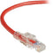 Black Box GigaBase 3 CAT5e 350-MHz Lockable Patch Cable (UTP), Red, 7-ft. (2.1-m)