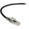 Black Box GigaTrue 3 CAT6 550-MHz Lockable Patch Cable (UTP), Black, 4-ft. (1.2-m)